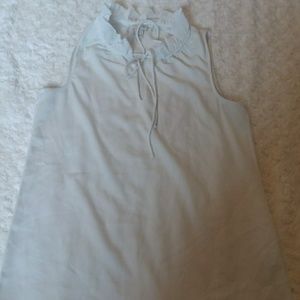 Ruffled neck J. Crew blouse